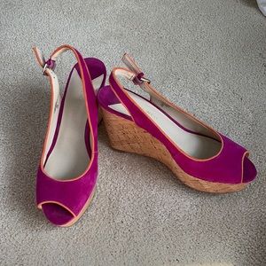Nine West Pink Wedges